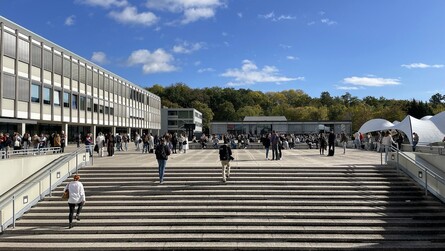 Außentreppe zum Campus der PH Ludwigsburg